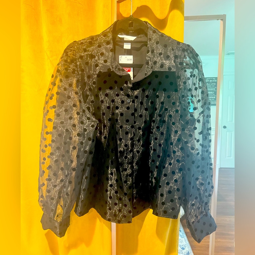 H&M blouse black